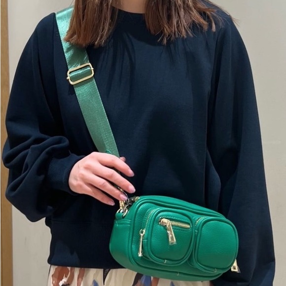 PETA + JAIN Vegan LALA Crossbody Bag Green - pebble - Picture 3 of 9